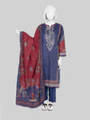 Printed Cross Doria Viscose 3Pc Unstitched Suit | PJCH-250912