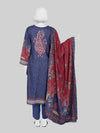 Printed Cross Doria Viscose 3Pc Unstitched Suit | PJCH-250912