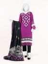 Printed Doria Viscose 3Pc Unstitched Suit | PJDR-250915