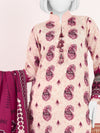 Printed Doria Viscose 3Pc Unstitched Suit | PJDR-250916