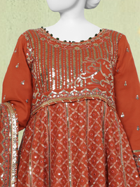 Chiffon Rang-e-Sahar 3Pc Unstitched Suit | PJLUXU-251051