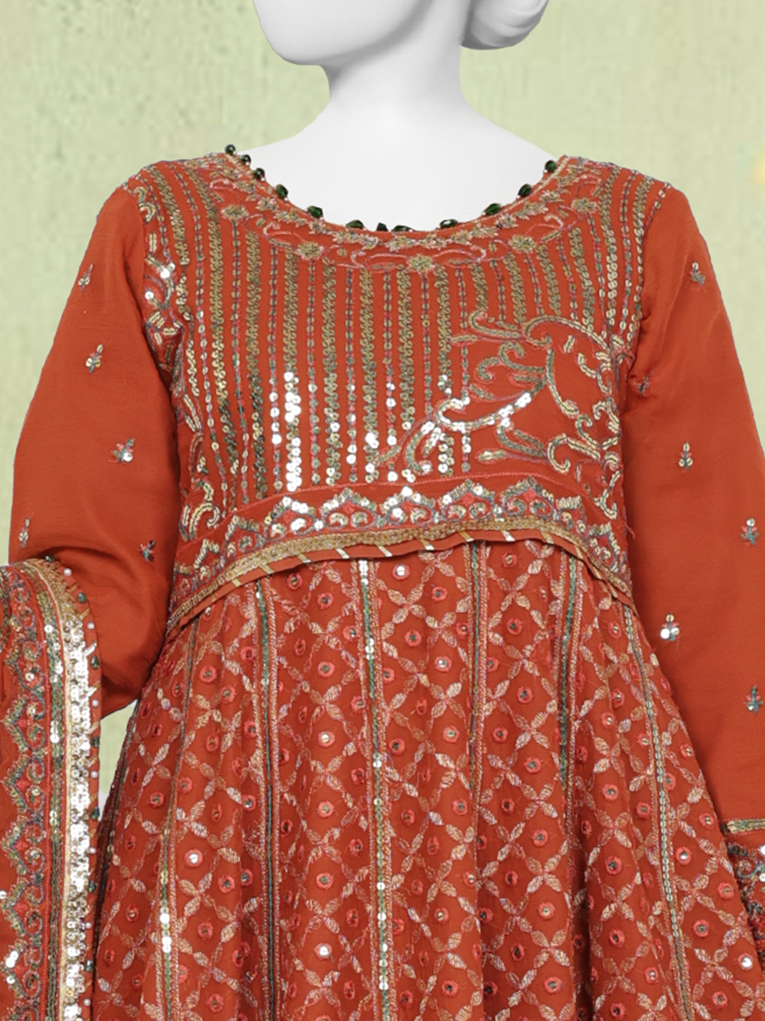 Chiffon Rang-e-Sahar 3Pc Unstitched Suit | PJLUXU-251051
