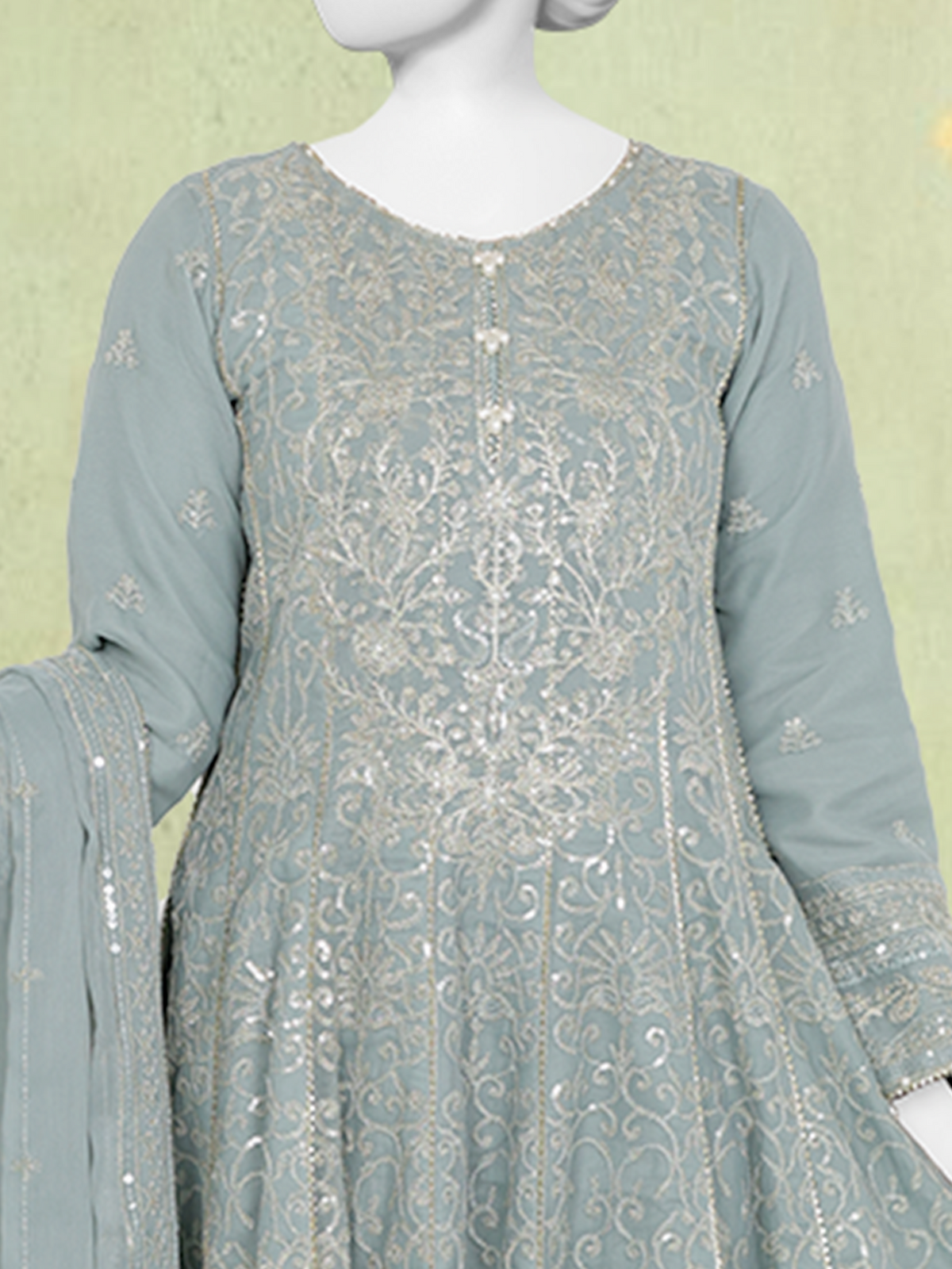 Chiffon Rang-e-Sahar 3Pc Unstitched Suit | PJLUXU-251053