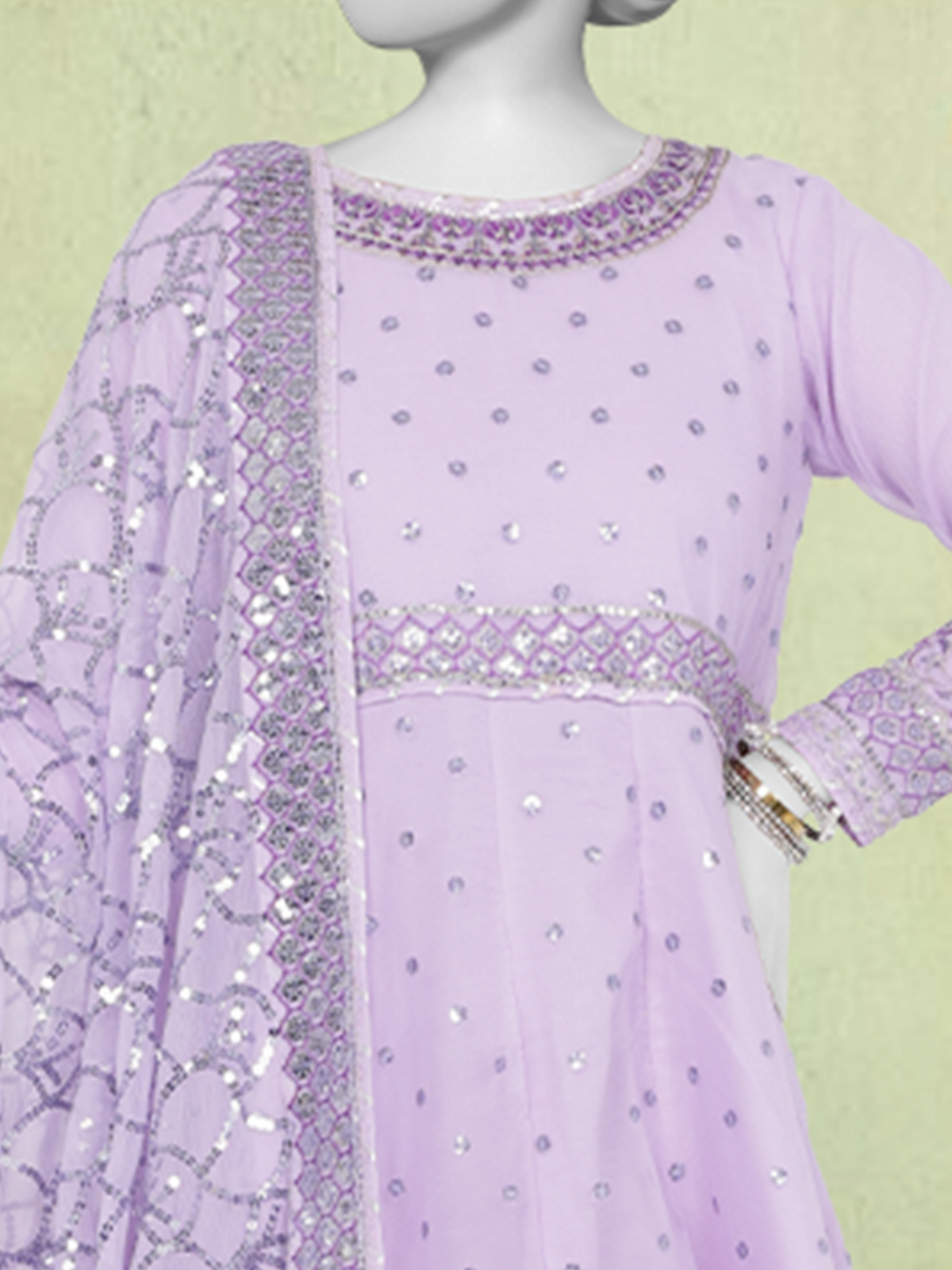 Chiffon Rang-e-Sahar 3Pc Unstitched Suit | PJLUXU-251055