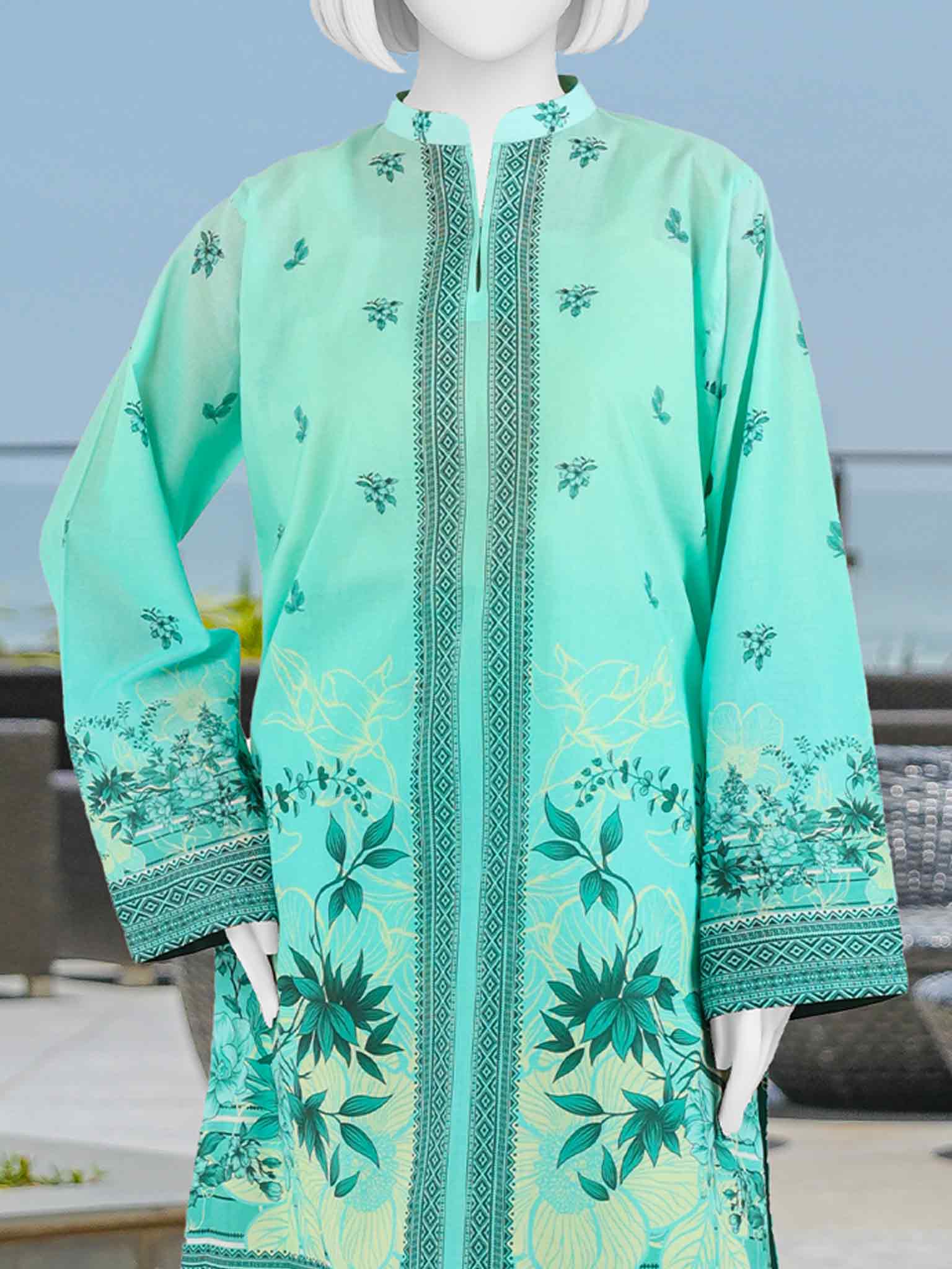 Printed Lawn Co-Ord Set  | PJLWUC-25001