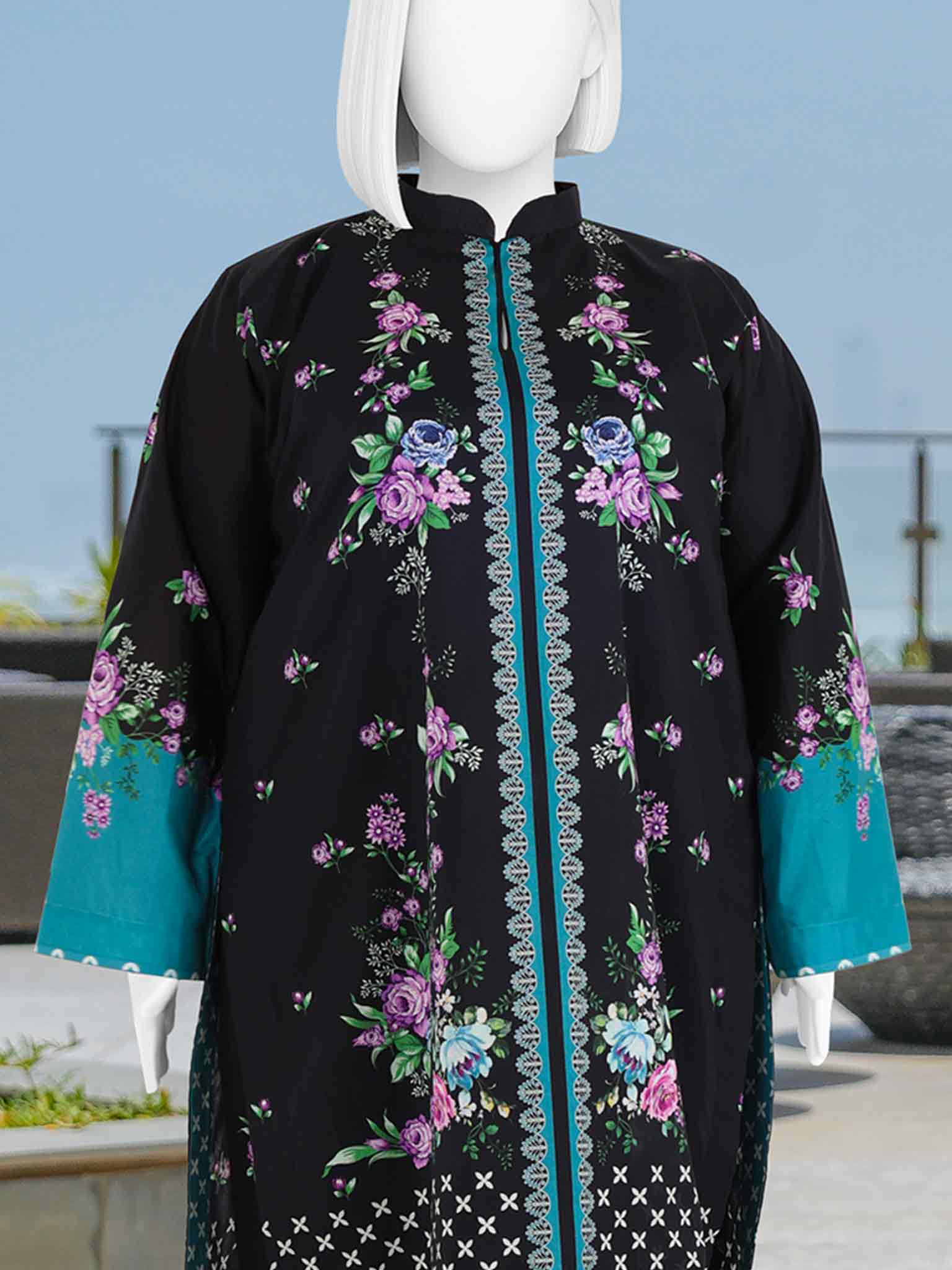 Printed Lawn Co-Ord Set  | PJLWUC-25003