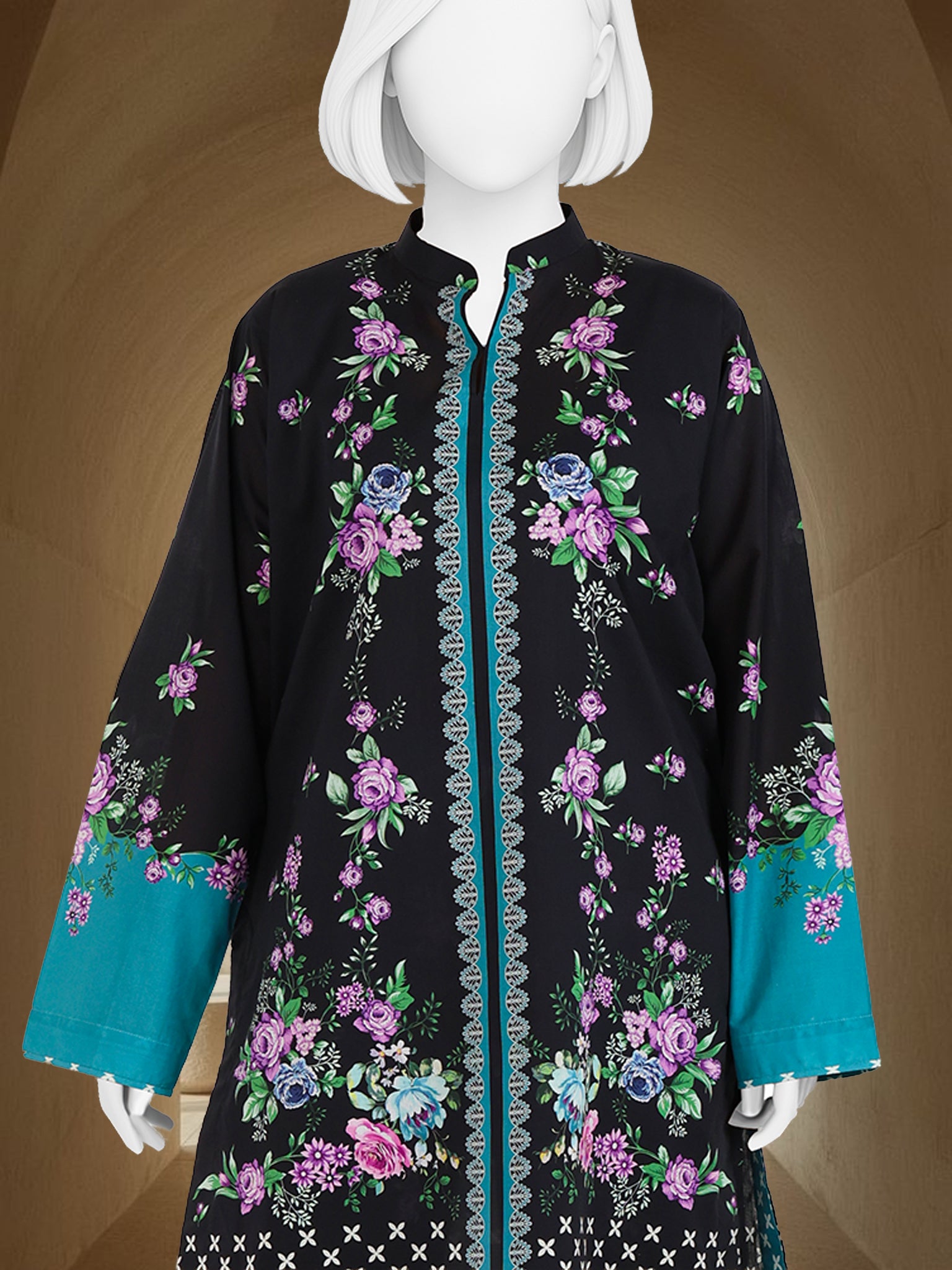 Printed Lawn Co-Ord Set  | PJLWUC-25003