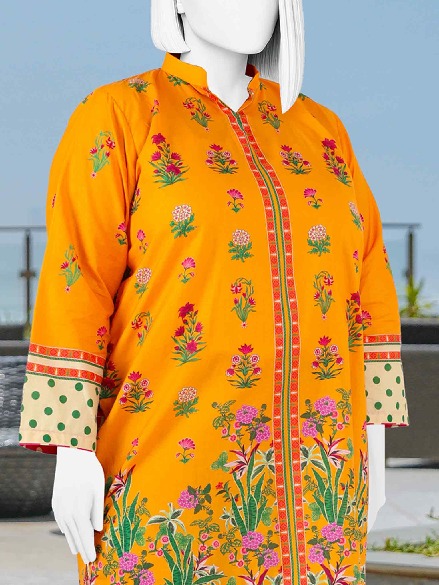 Printed Lawn Co-Ord Set  | PJLWUC-25008