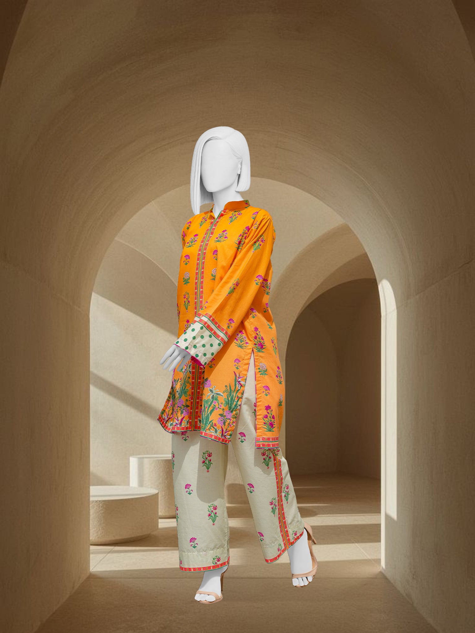 Printed Lawn Co-Ord Set  | PJLWUC-25008