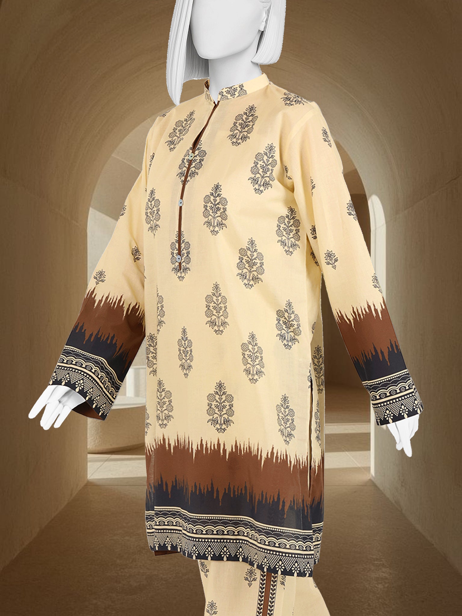 Printed Lawn Co-Ord Set  | PJLWUC-25017