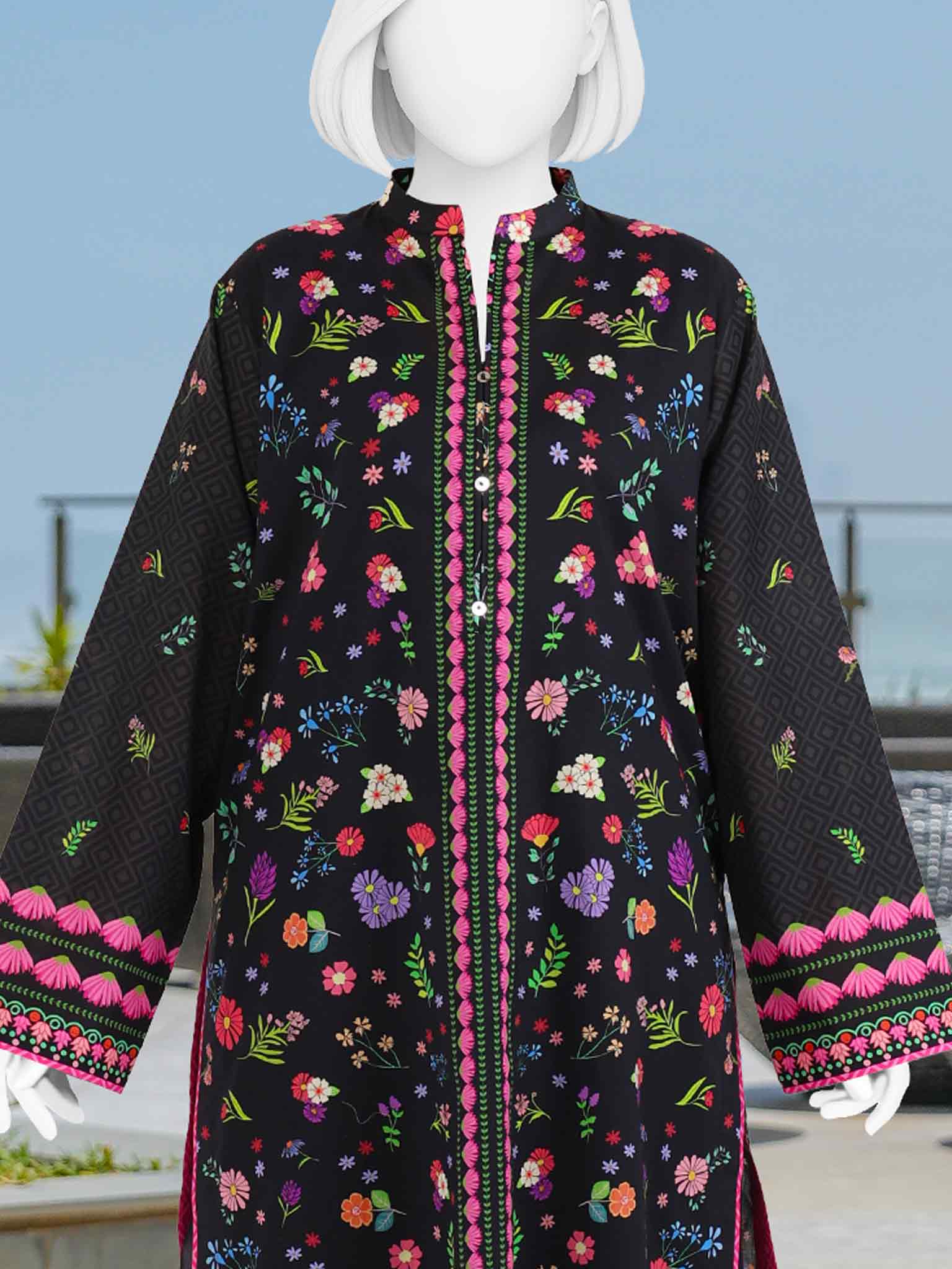 Printed Lawn Co-Ord Set  | PJLWUC-25018