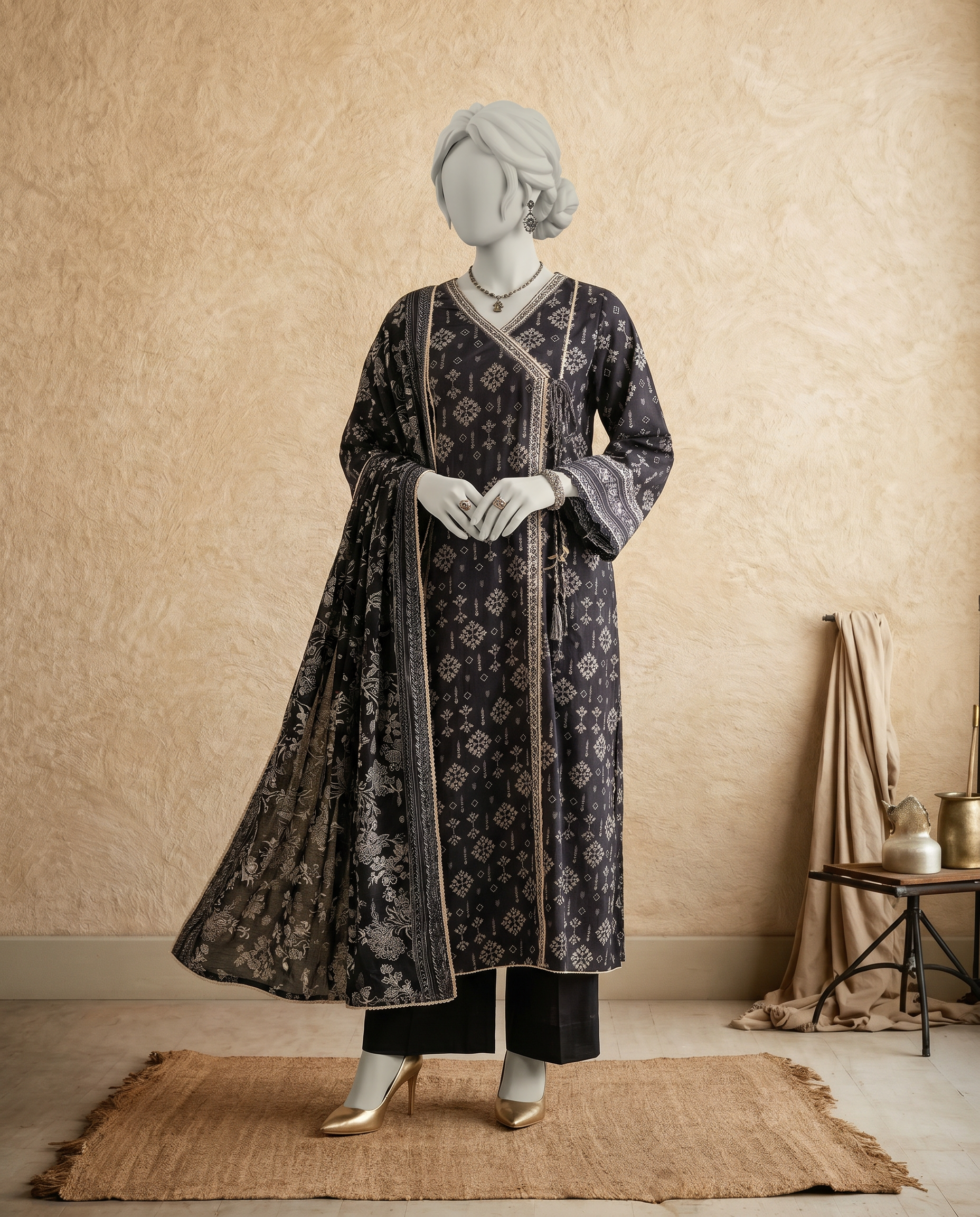 Lawn  Printed 3 Piece Unstitched | PJMCU-2601149B