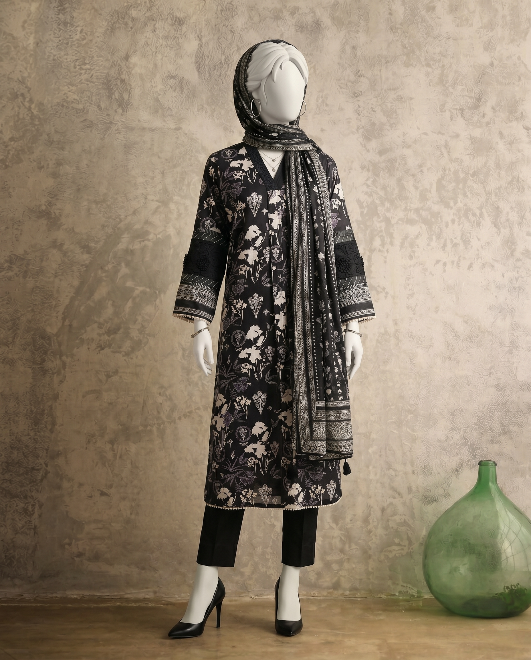 Lawn  Printed 3 Piece Unstitched | PJMCU-2601150B