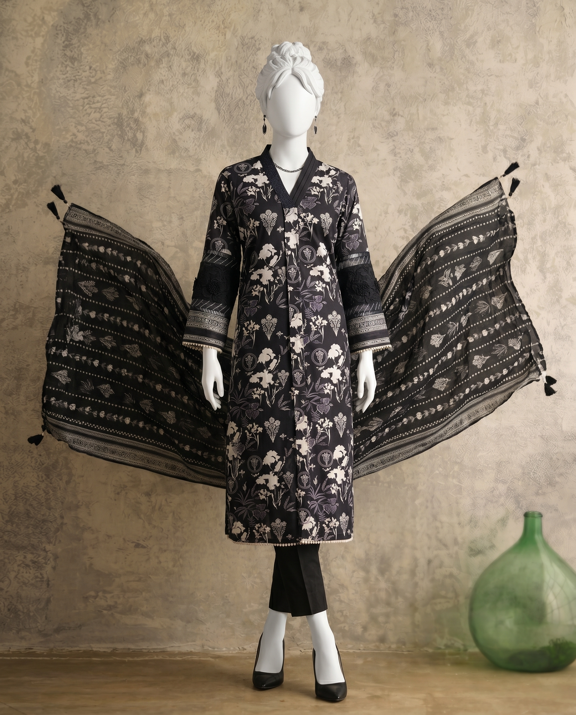 Lawn  Printed 3 Piece Unstitched | PJMCU-2601150B