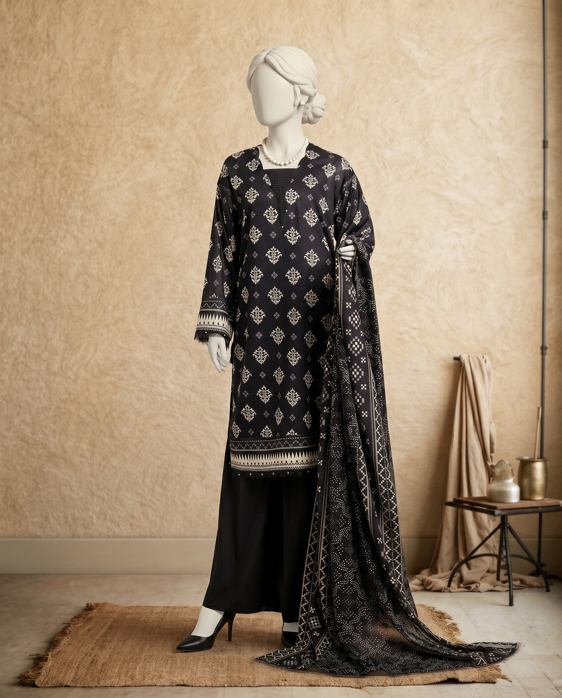 Lawn  Printed 3 Piece Unstitched | PJMCU-2601151A