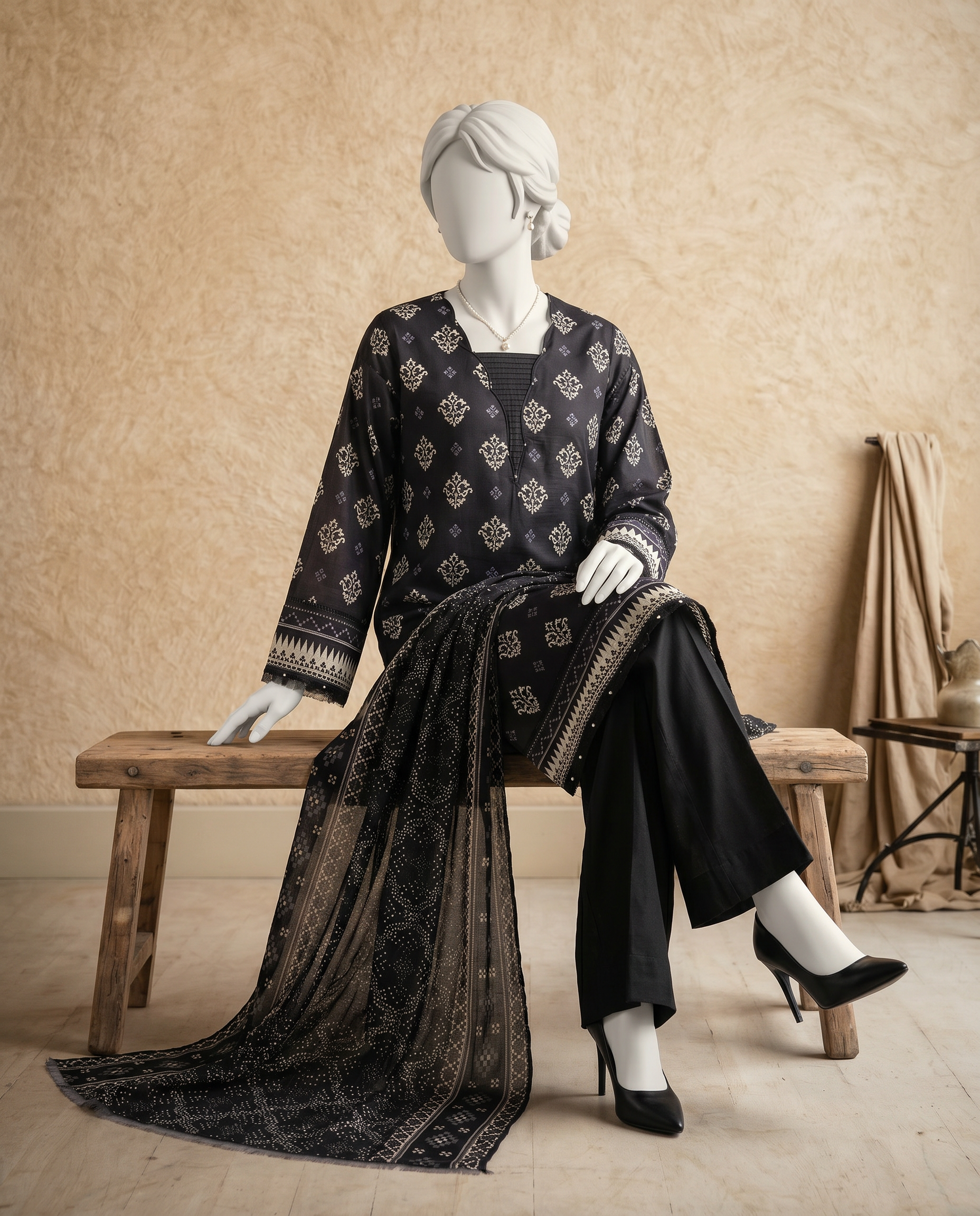 Lawn  Printed 3 Piece Unstitched | PJMCU-2601151A