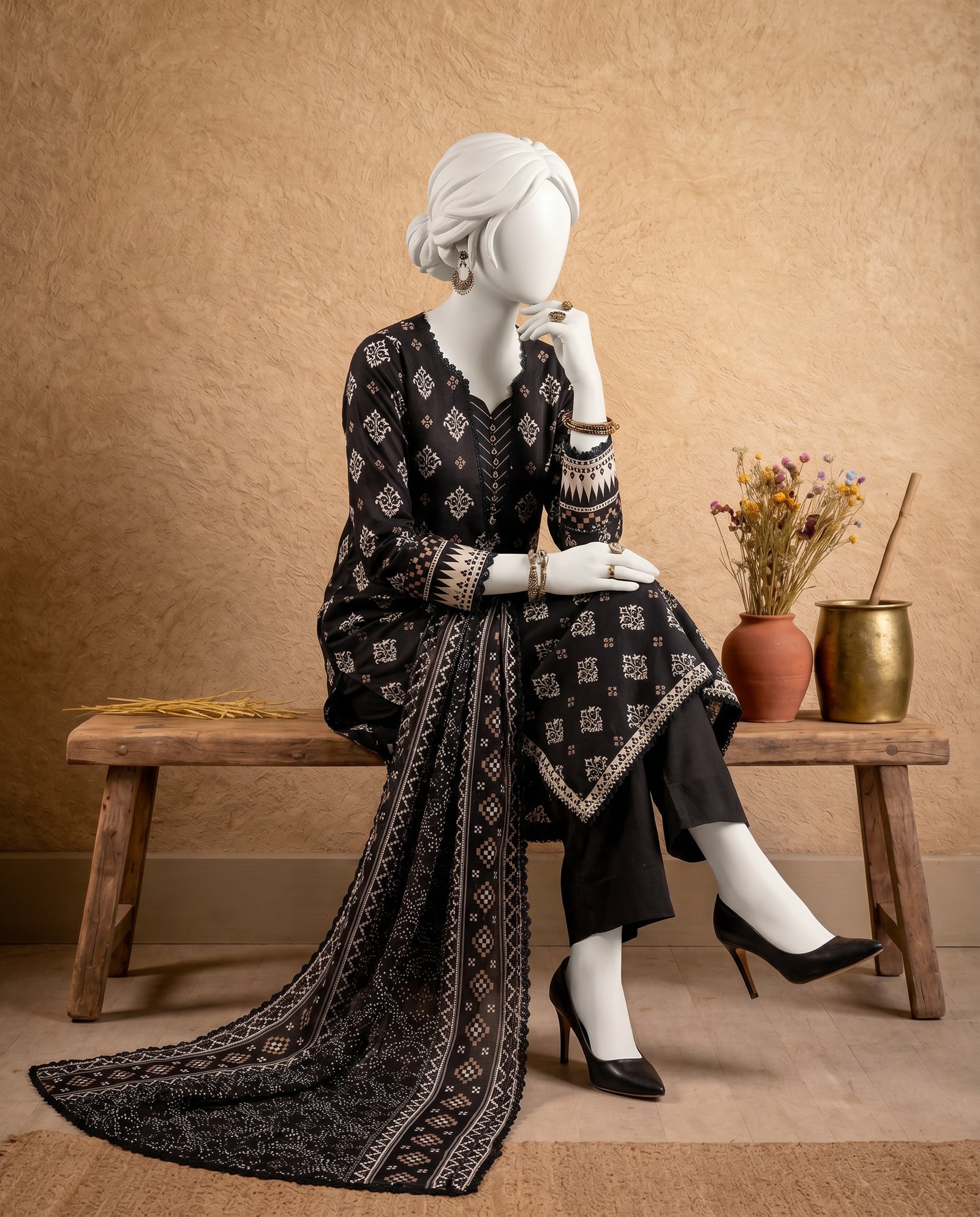 Lawn  Printed 3 Piece Unstitched | PJMCU-2601151B