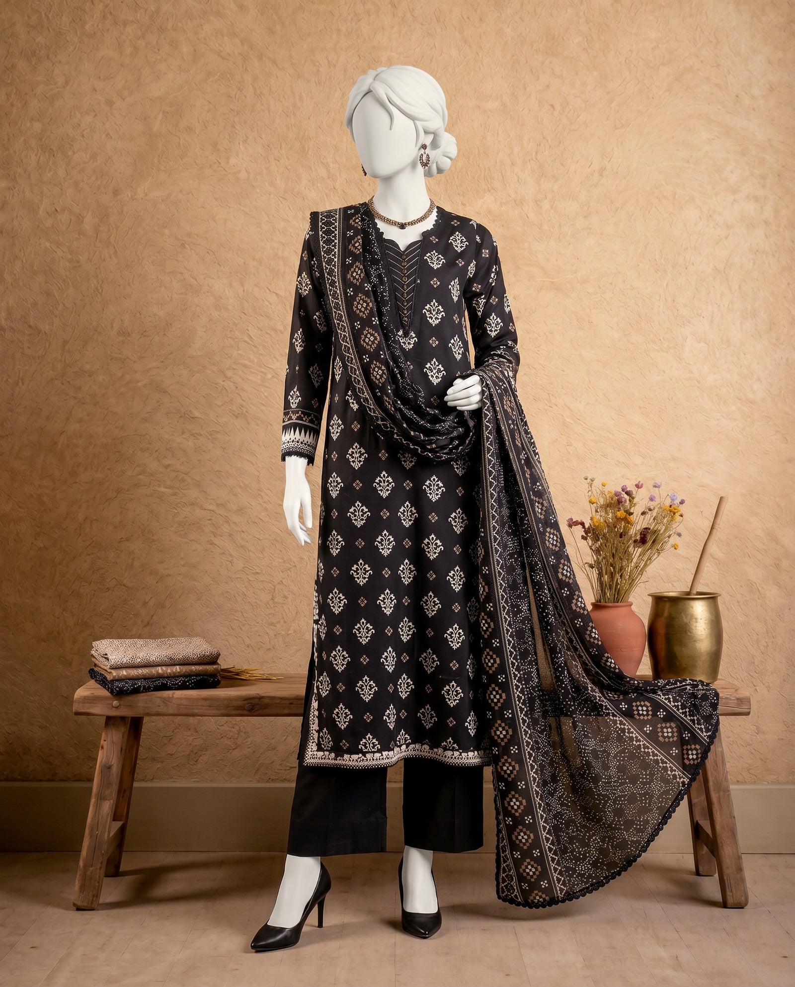 Lawn  Printed 3 Piece Unstitched | PJMCU-2601151B