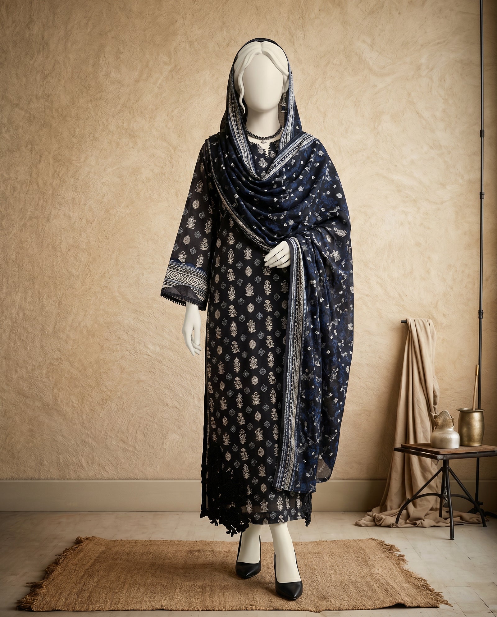 Lawn  Printed 3 Piece Unstitched | PJMCU-2601152A