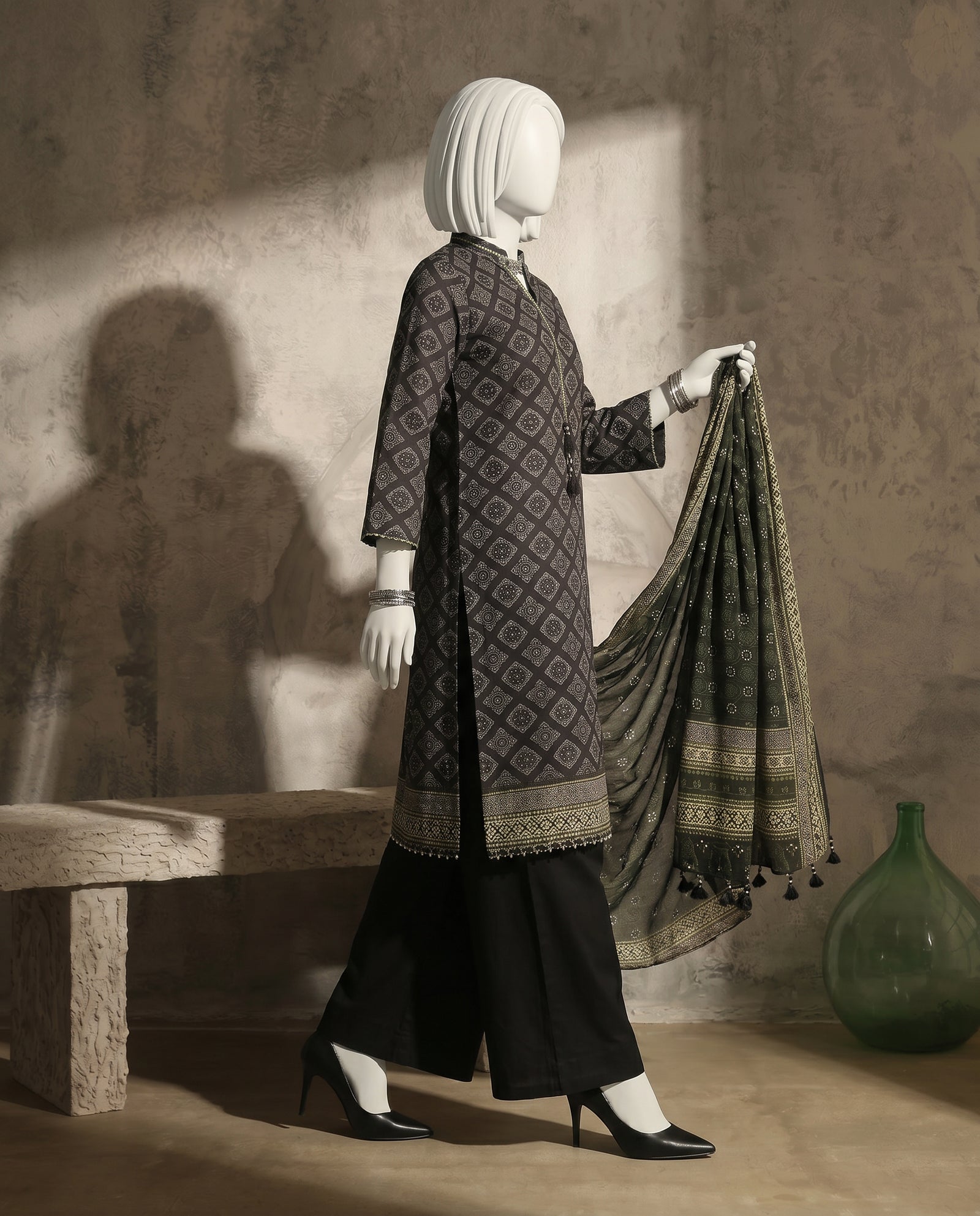 Lawn  Printed 3 Piece Unstitched | PJMCU-2601153B