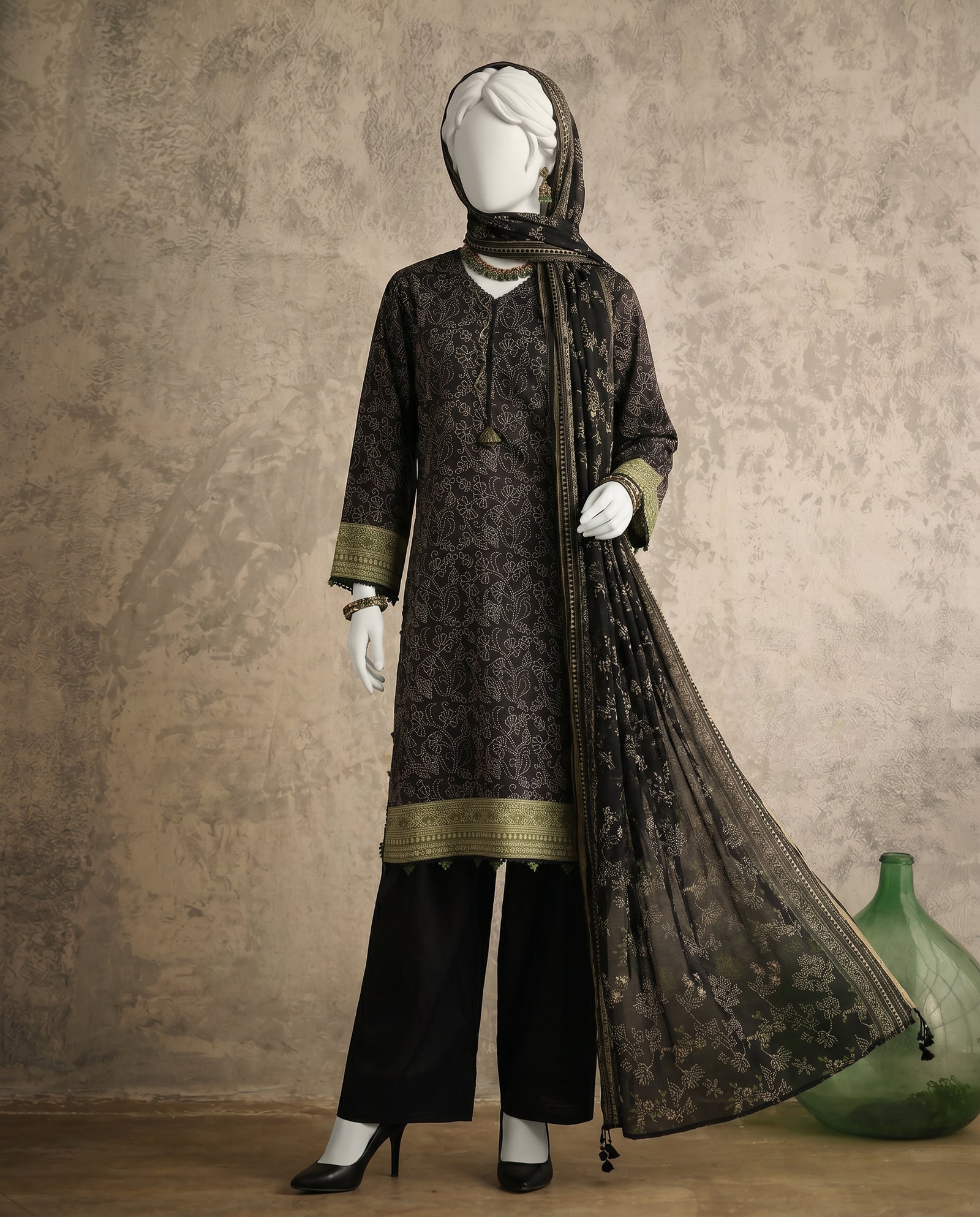 Lawn  Printed 3 Piece Unstitched | PJMCU-2601154B