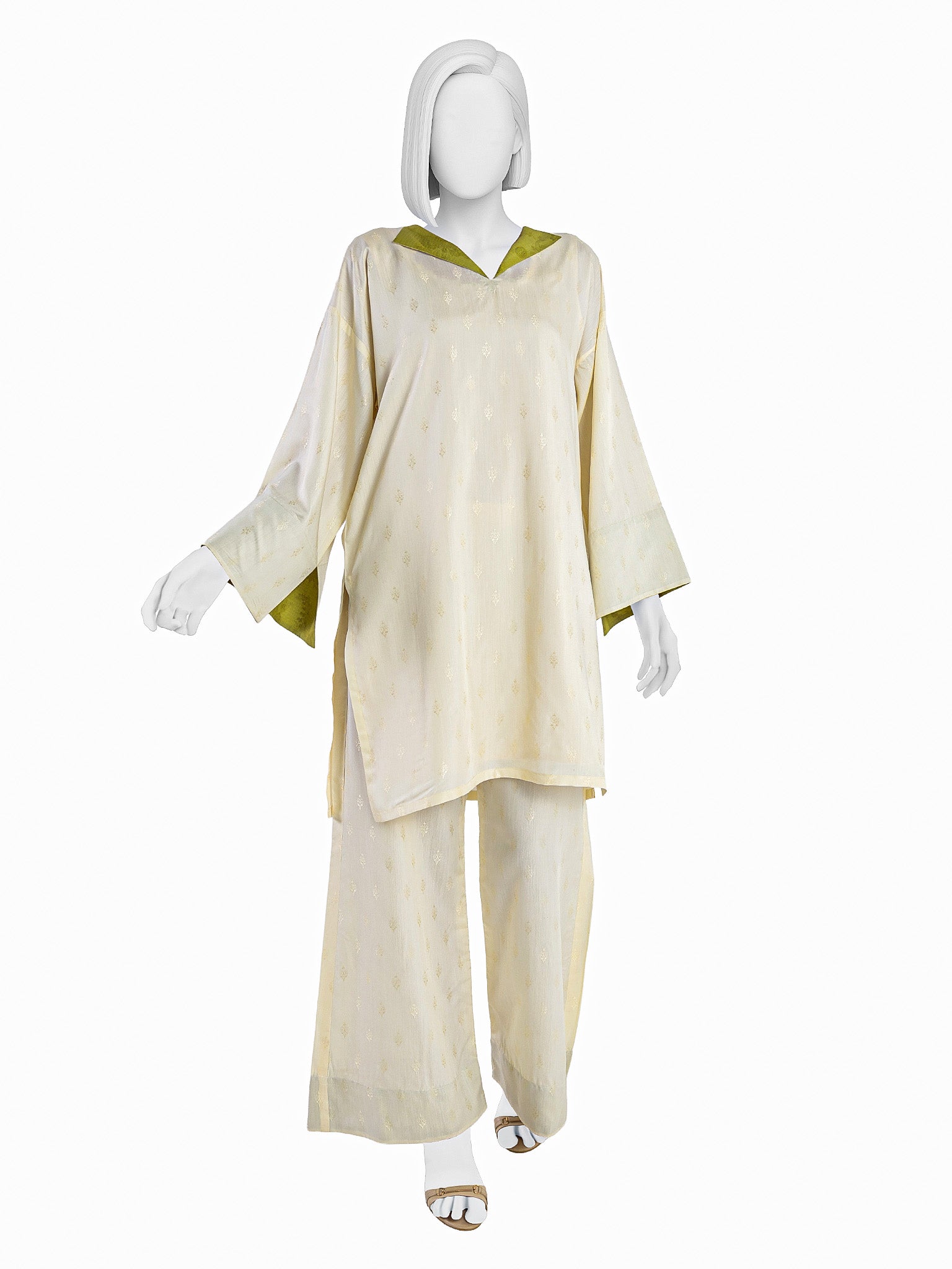 Luxury Jacquard Co-Ord Set  | PJPWS260581A