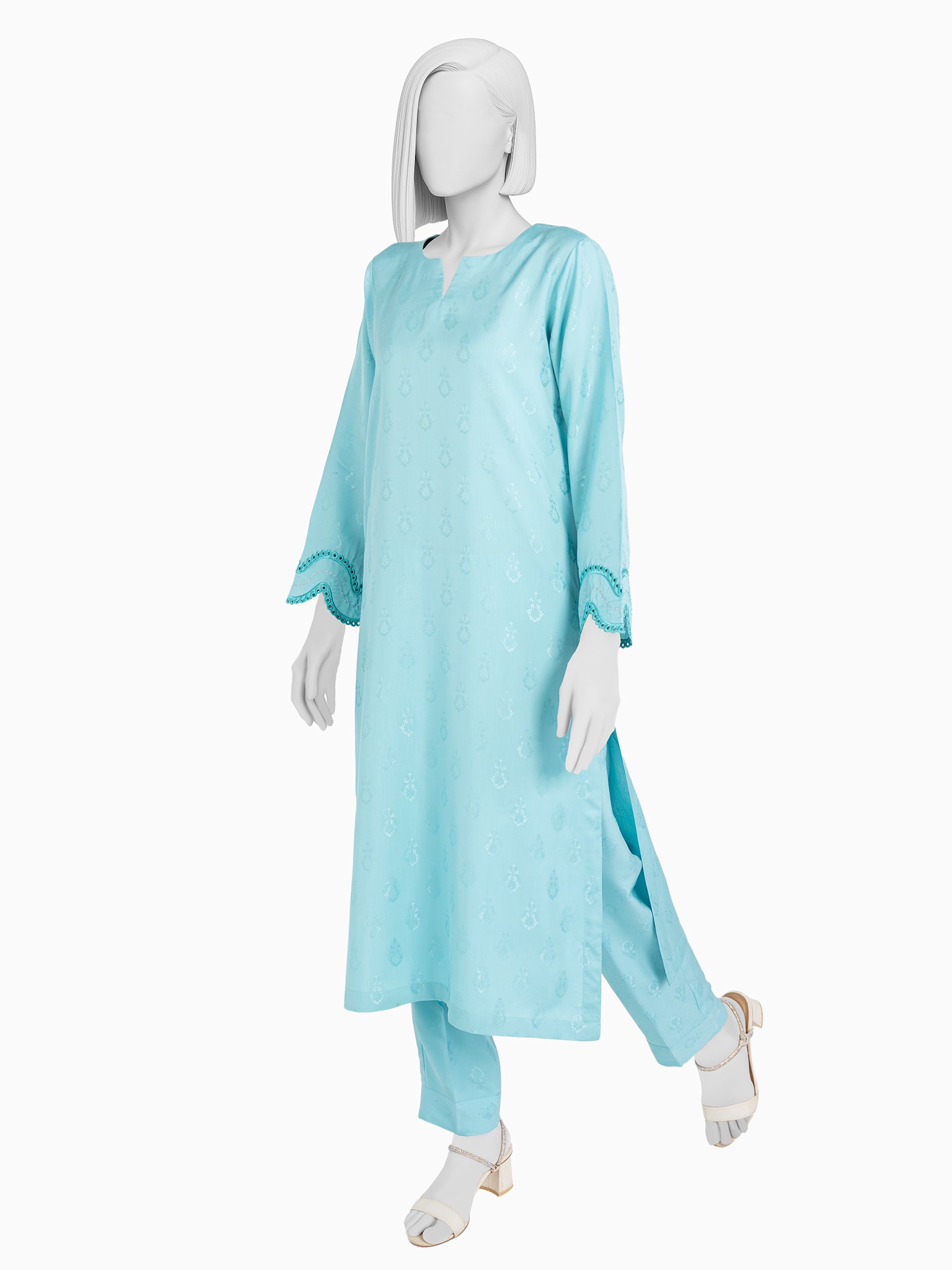 Luxury Jacquard Co-Ord Set  | PJPWS260582A