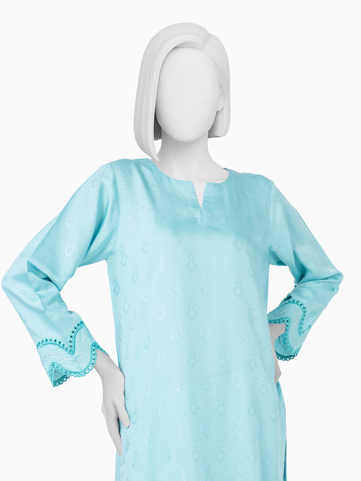 Luxury Jacquard Co-Ord Set  | PJPWS260582A