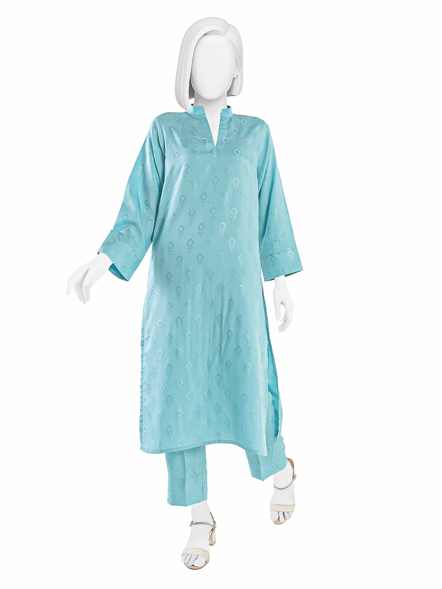 Luxury Jacquard Co-Ord Set  | PJPWS260582B