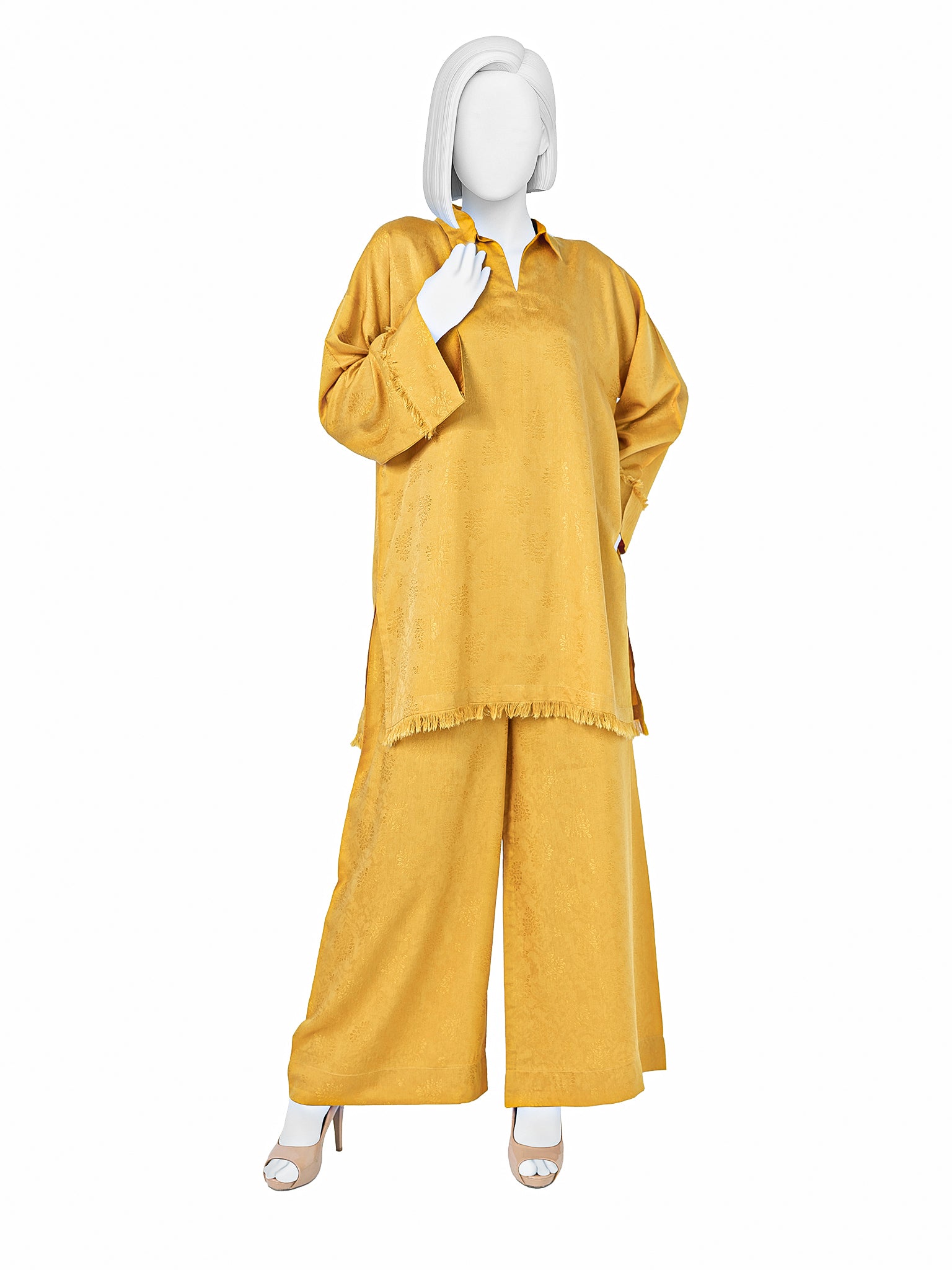 Luxury Jacquard Co-Ord Set  | PJPWS260583B