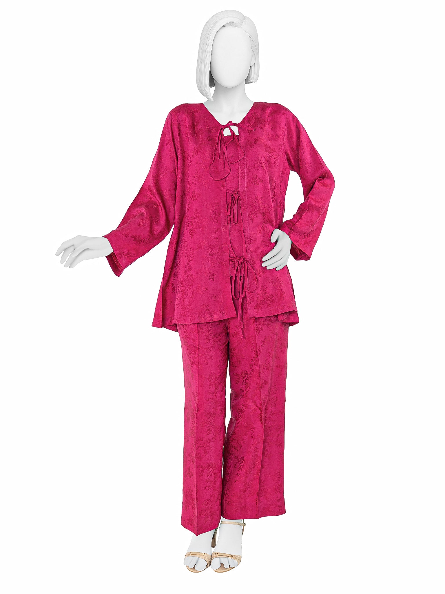 Luxury Jacquard Co-Ord Set  | PJPWS260586B