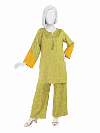 Luxury Jacquard Co-Ord Set  | PJPWS260587A