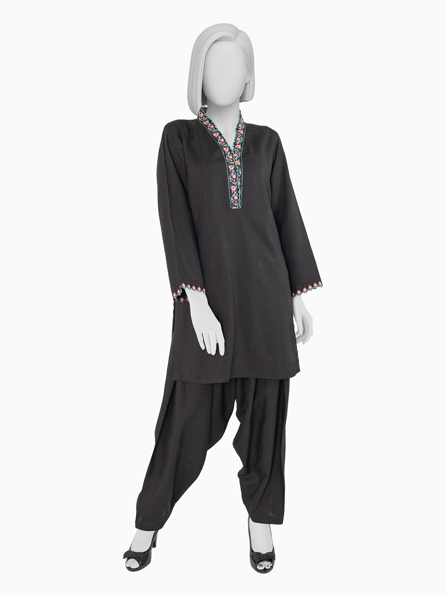 Luxury Jacquard Co-Ord Set  | PJPWS260589A