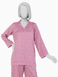 Luxury Jacquard Co-Ord Set  | PJPWS260590A