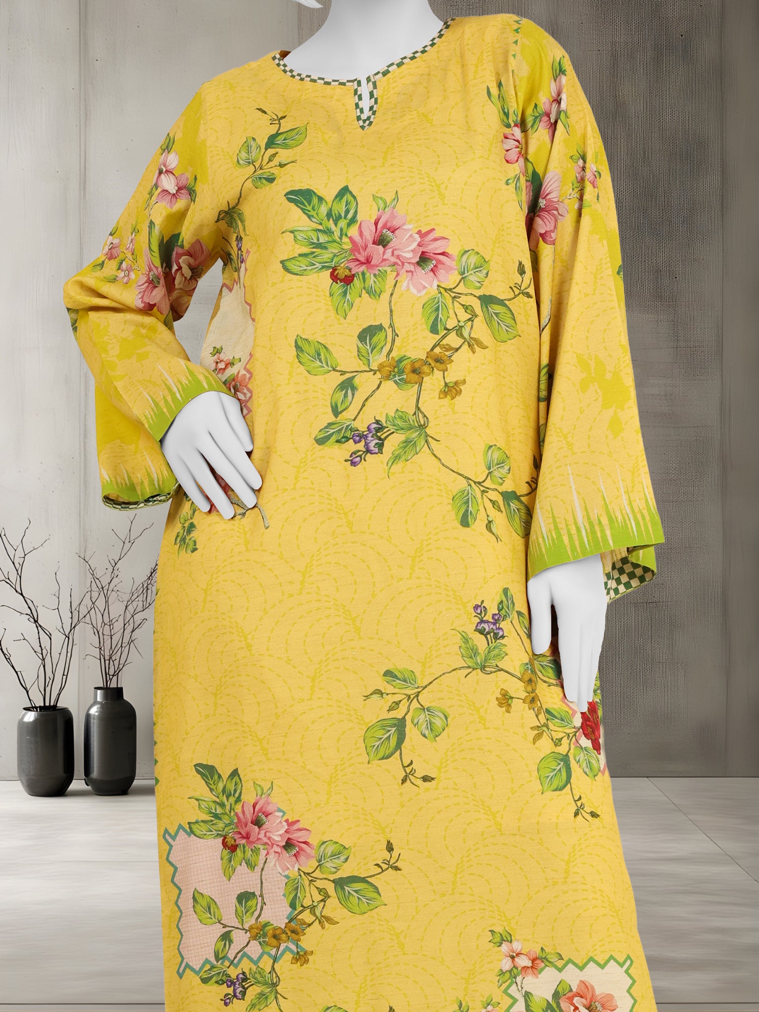 1Pc Stitched Luxury Sparkle Shirt | PJSP-260919