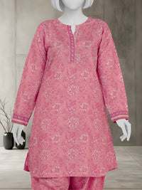 2Pc Stitched Luxury Sparkle Suit | PJSP-260926