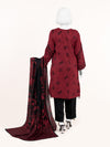 Printed Viscose 3Pc Unstitched Suit | PJVC-250902