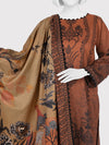 Printed Viscose 3Pc Unstitched Suit | PJVC-250905