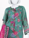 Printed Viscose 3Pc Unstitched Suit | PJVC-250906