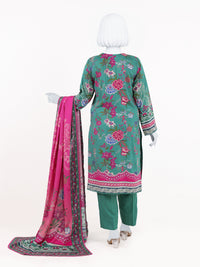 Printed Viscose 3Pc Unstitched Suit | PJVC-250906
