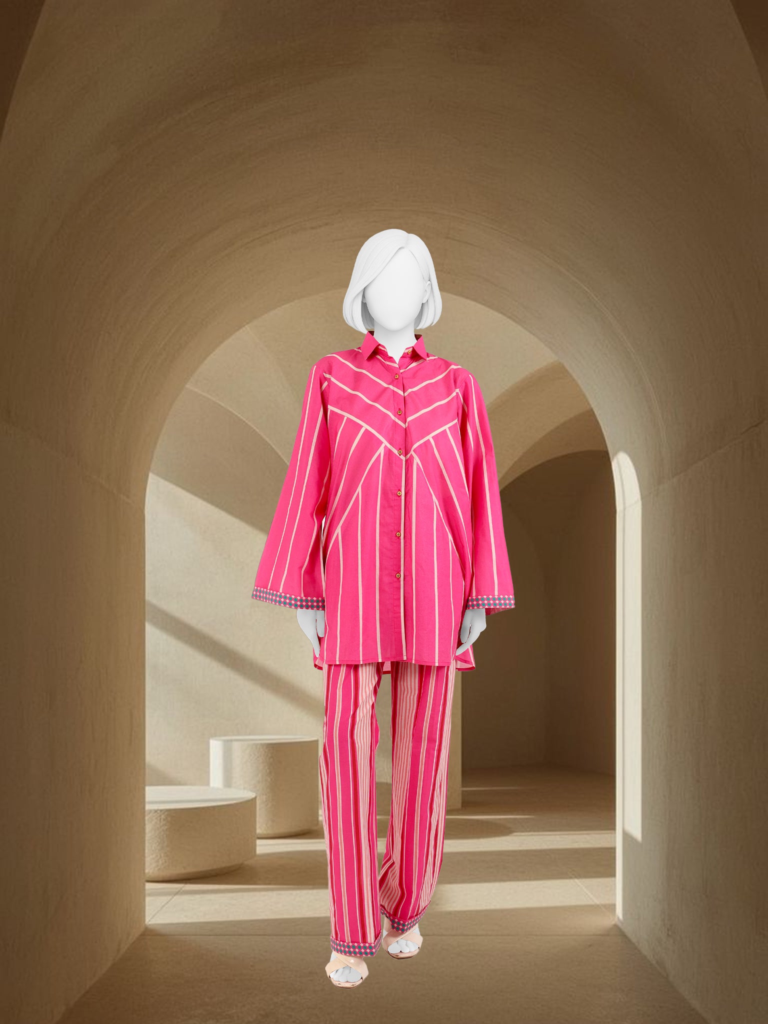 Printed Lawn Co-Ord Set  | PJWWUC-25004