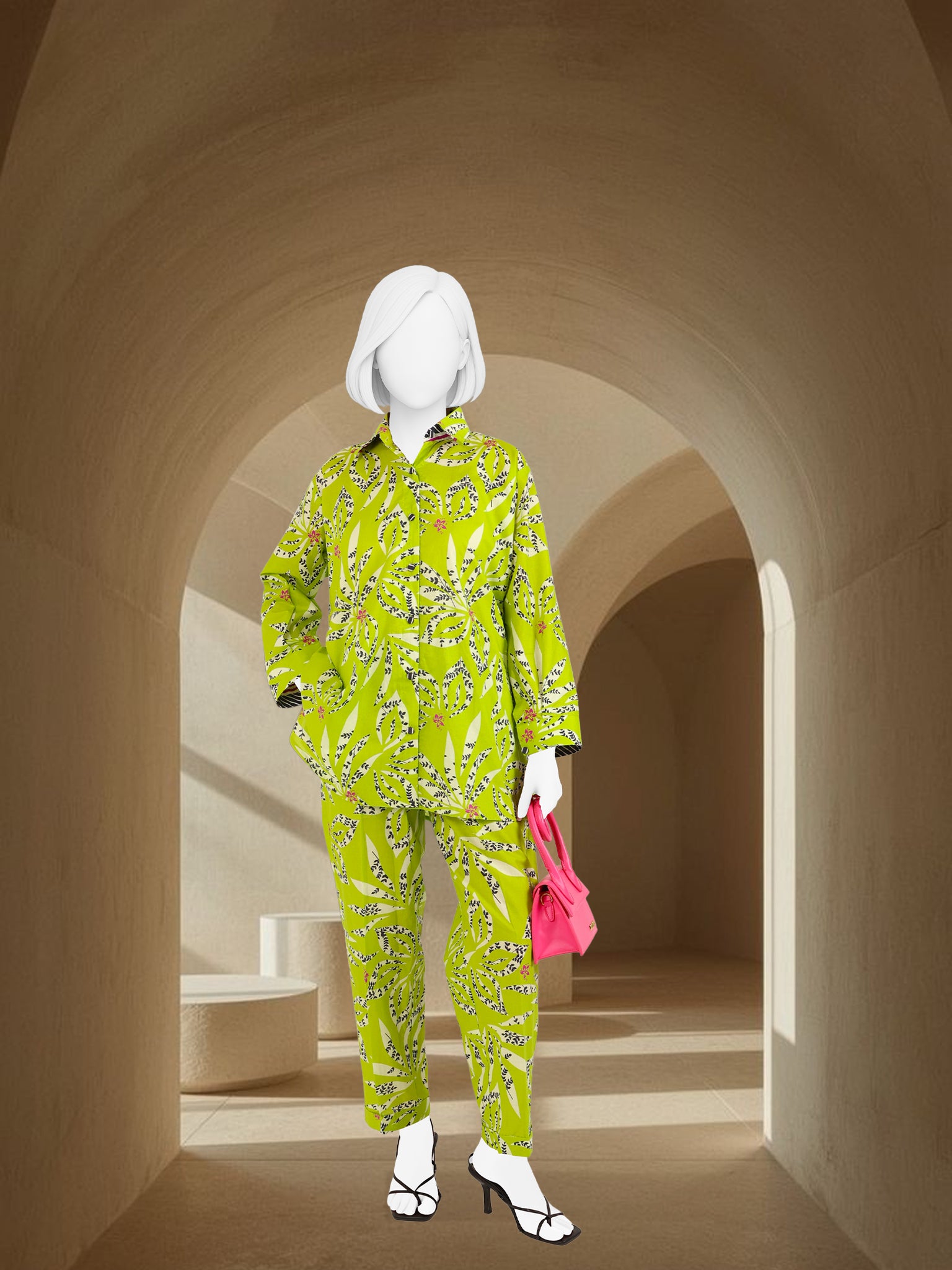 Printed Lawn Co-Ord Set  | PJWWUC-25011