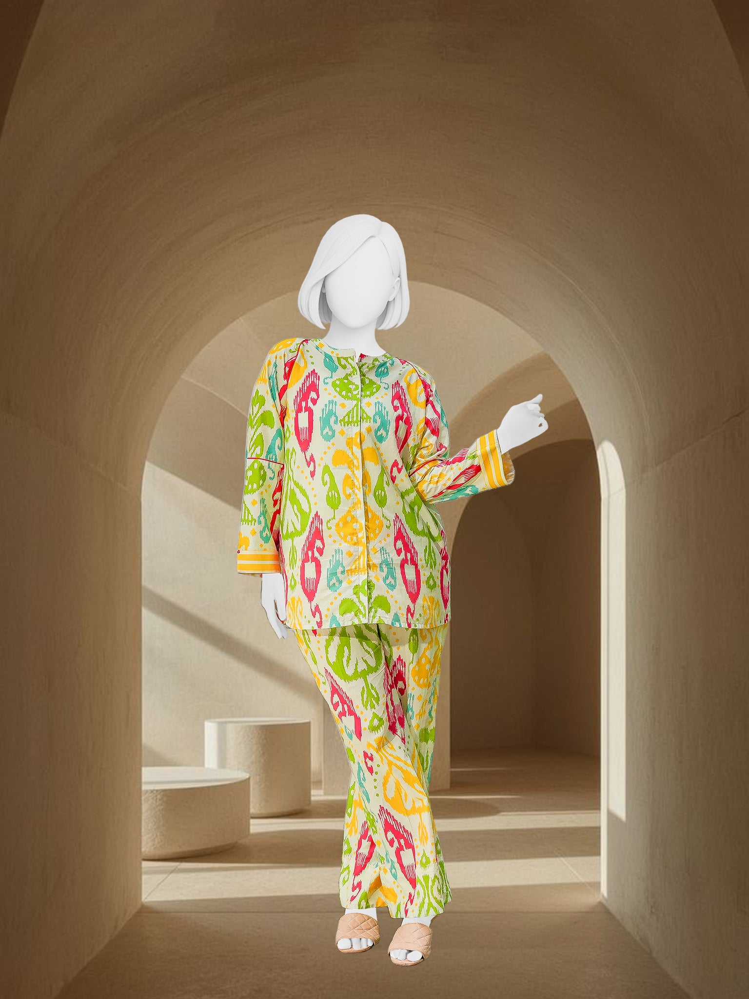 Printed Lawn Co-Ord Set  | PJWWUC-25013