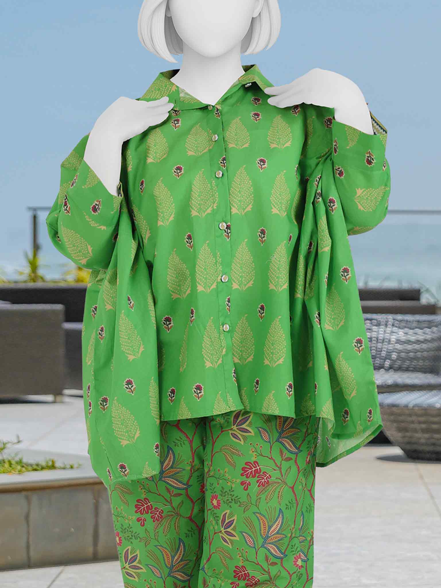 Printed Lawn Co-Ord Set  | PJWWUC-25016