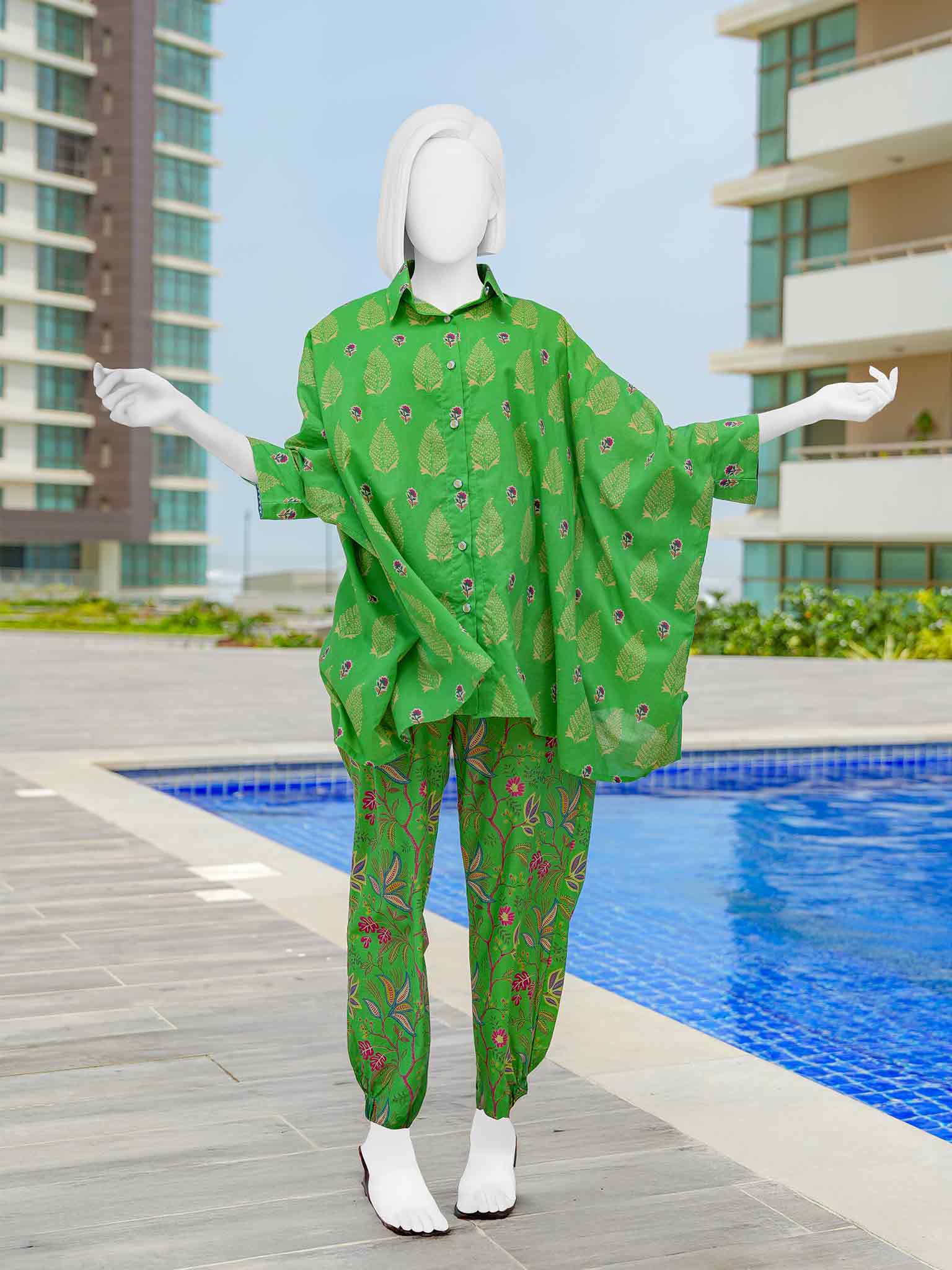 Printed Lawn Co-Ord Set  | PJWWUC-25016