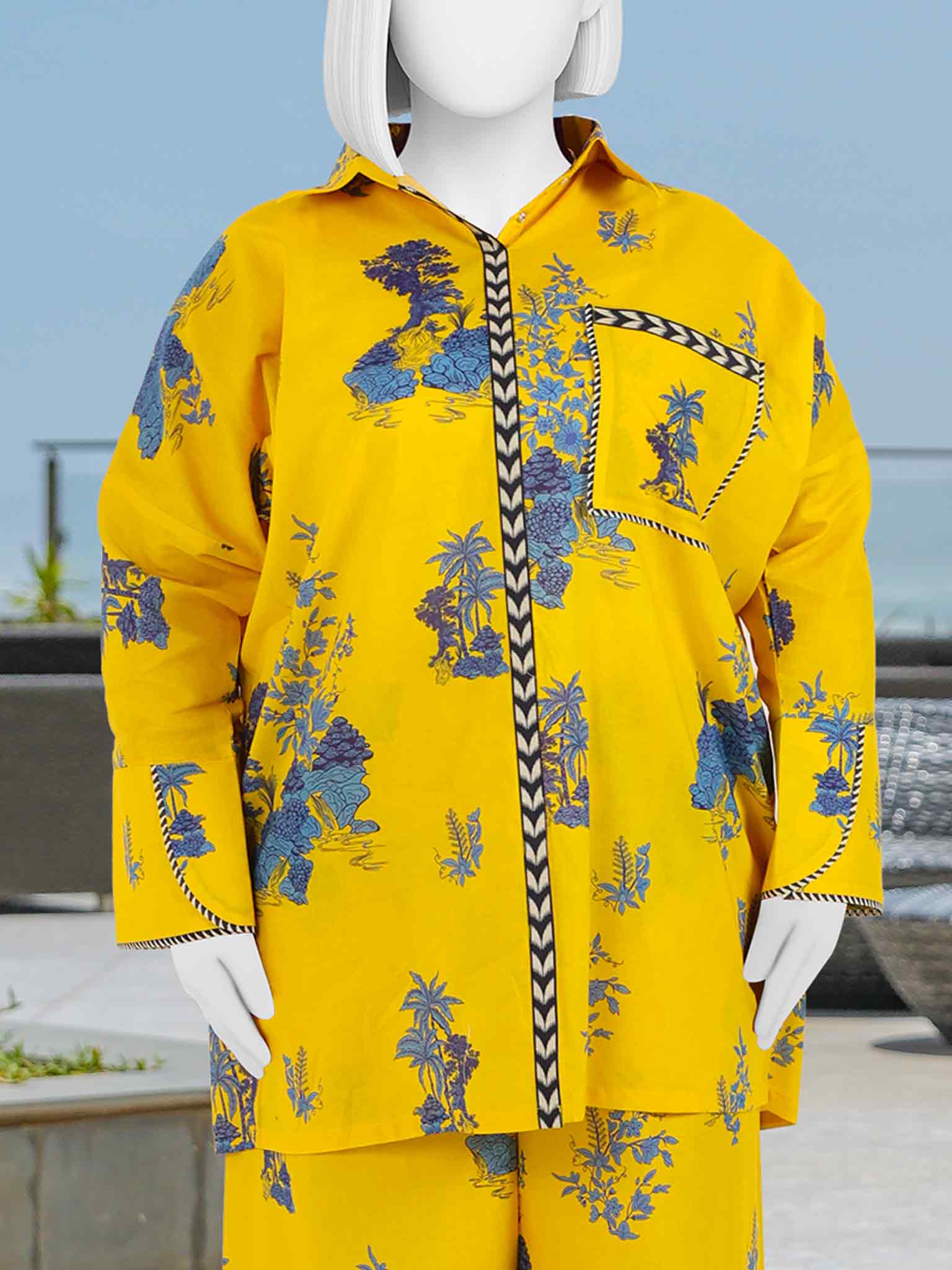 Printed Lawn Co-Ord Set  | PJWWUC-25020