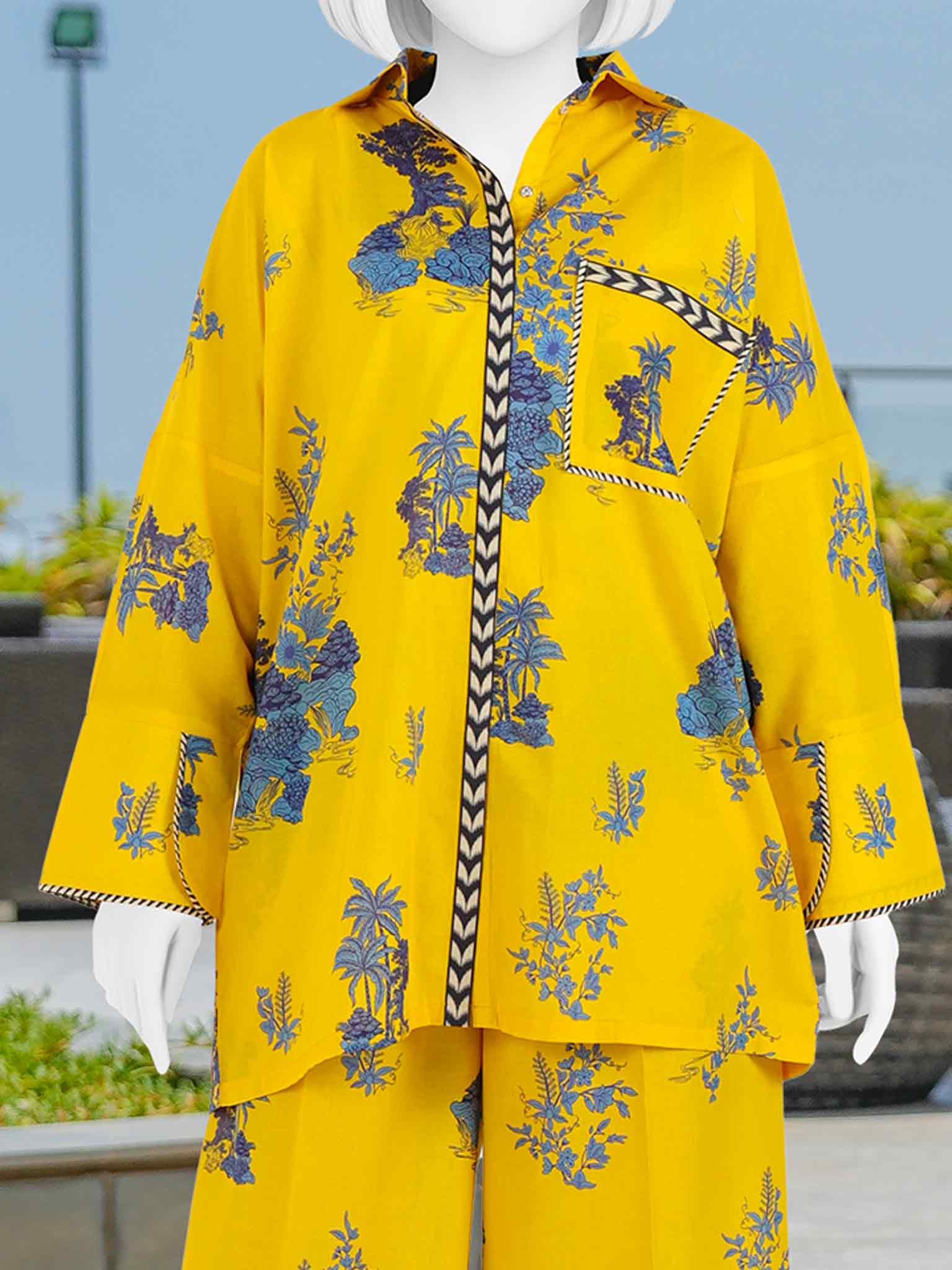 Printed Lawn Co-Ord Set  | PJWWUC-25020