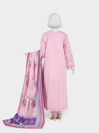 Embroidered Khaddar 3Pc Unstitched Suit | PJBKU251150A