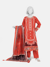 Embroidered Khaddar 3Pc Unstitched Suit | PJBKU251150B