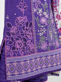 Embroidered Khaddar 3Pc Unstitched Suit | PJBKU251152A